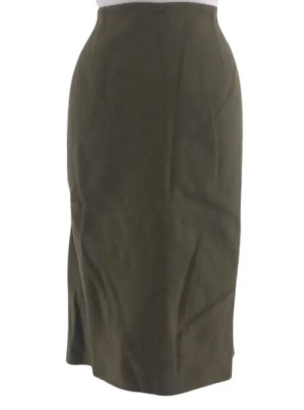 SOLID WOOL BLEND SKIRT sold by FBO
