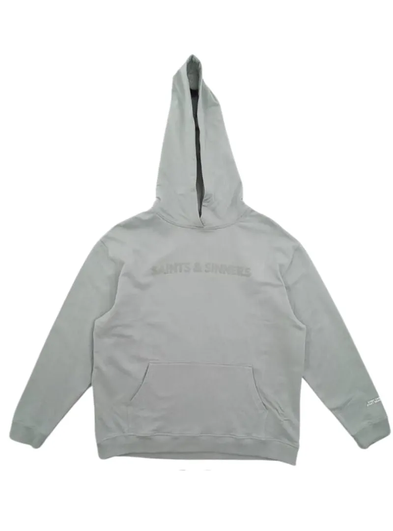 LOGO PRINTED OVERSIZED FLEECE HOODIE sold by FBO