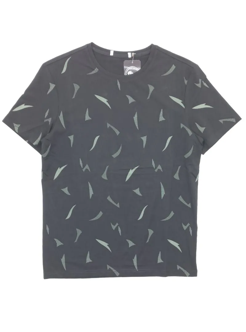 DETAILED PRINTED CREW TEE sold by FBO