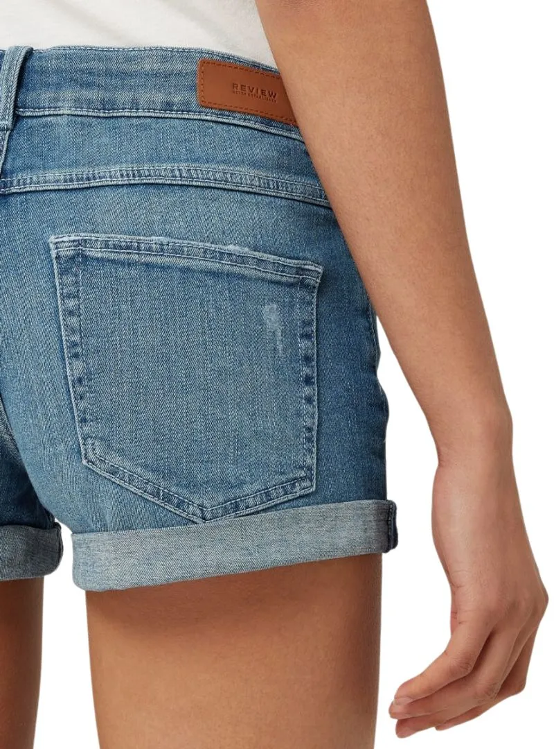 RIPPED DETAIL SHORTS sold by FBO product image thumbnail 3