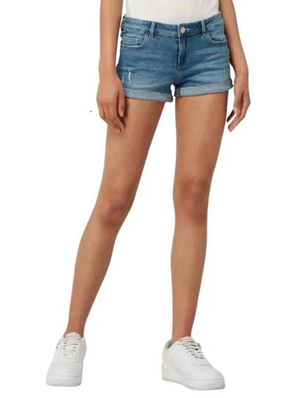 RIPPED DETAIL SHORTS sold by FBO