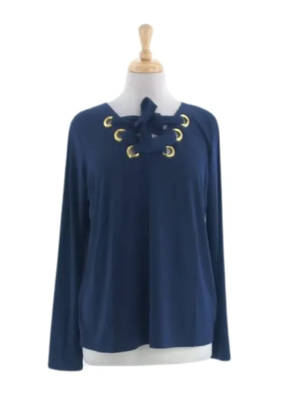 DETAIL TIE BLOUSE sold by FBO