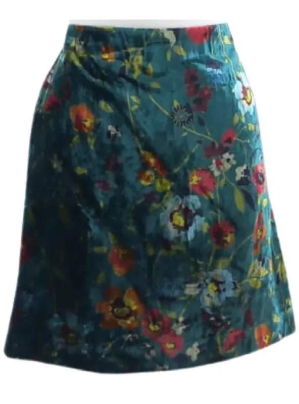 DETAILED VELVET SKIRT sold by FBO