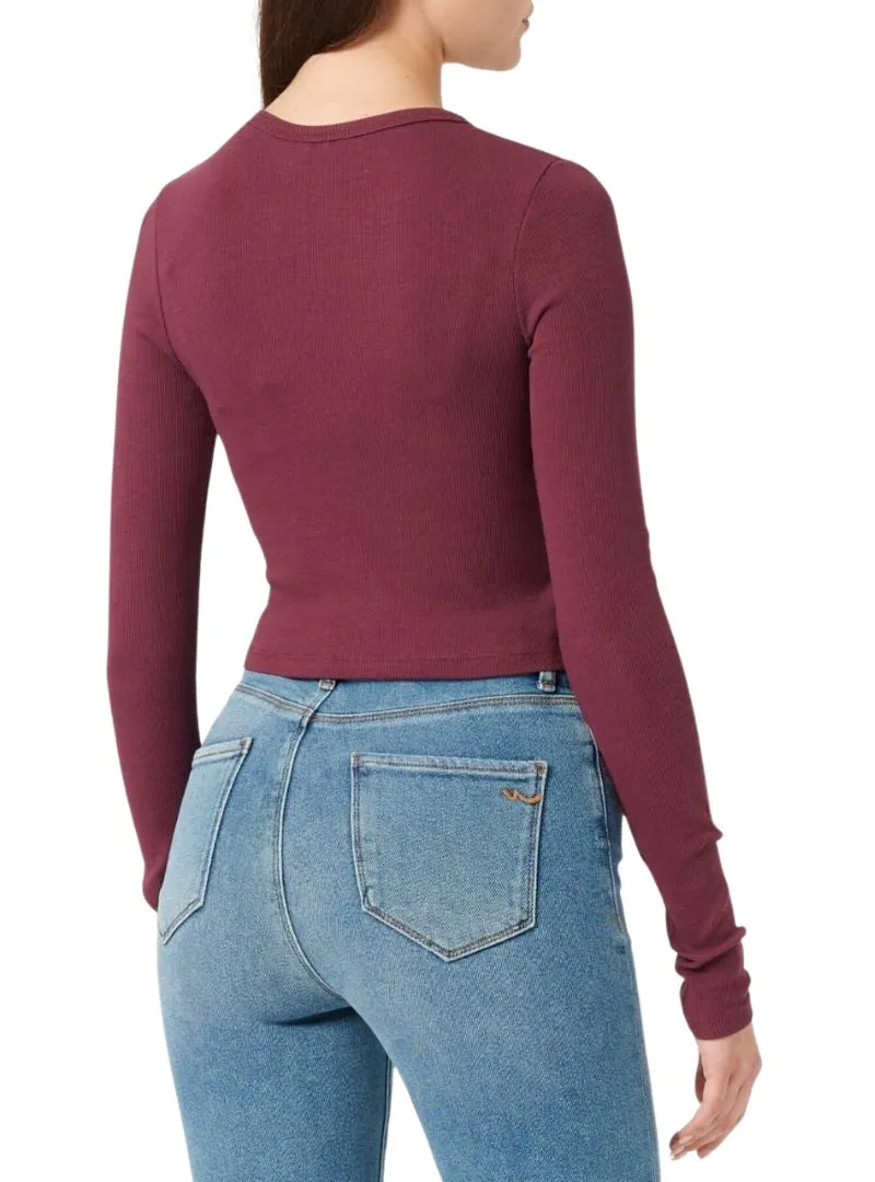 LONG SLEEVE RIBBED TEE sold by FBO product image thumbnail 3