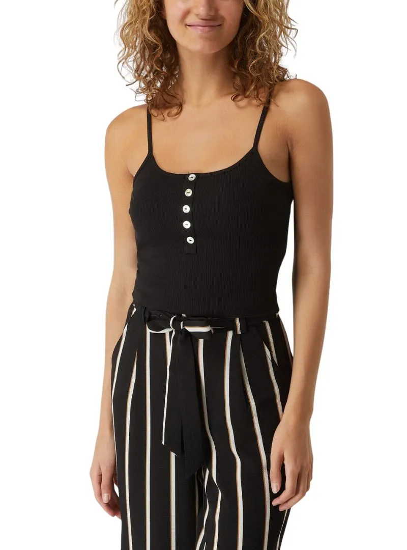 RIB BUTTONED TANK TOP sold by FBO