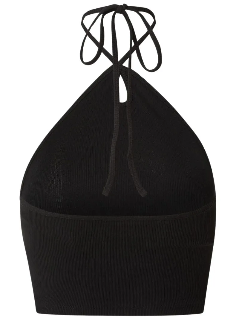 BACK TIE RIB CROP TOP sold by FBO product image thumbnail 2