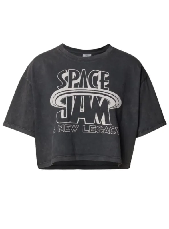 PRINTED BOXY CROP TOP sold by FBO