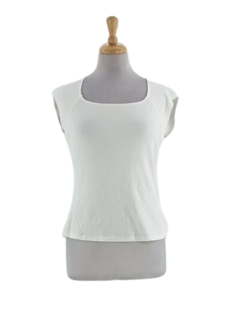 RIB TEXTURE KNIT TOP sold by FBO