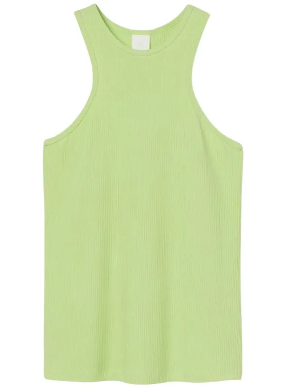 RIBBED MODAL ROUND NECK VEST TOP sold by FBO