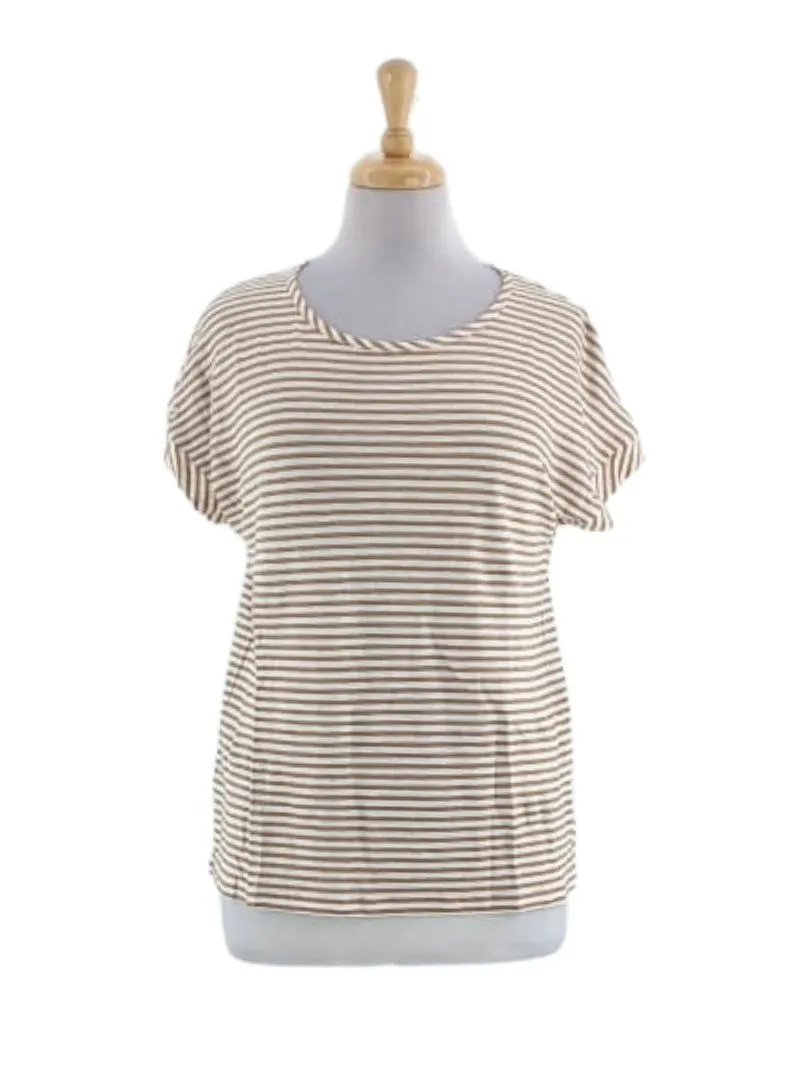 STRIPED SOFT KNIT TOP sold by FBO