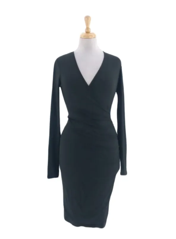 LONG SLEEVE V-NECK DRESS sold by FBO