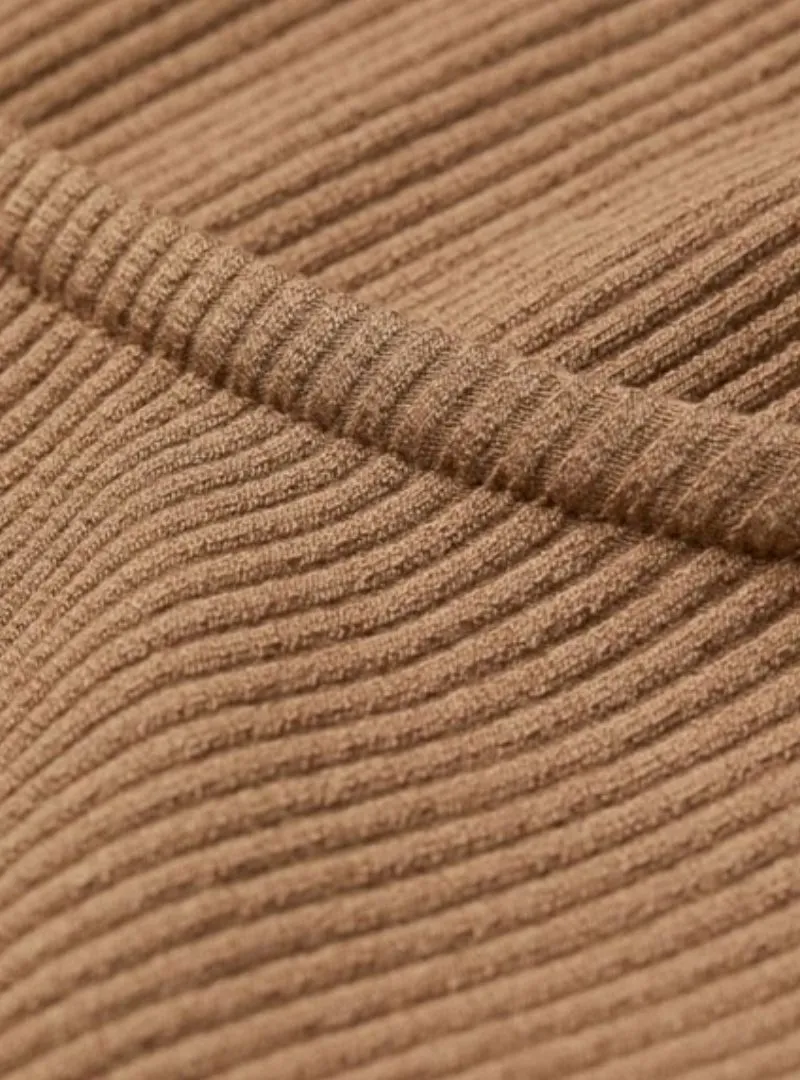 RIB TEXTURE ROUND NECK CROP TOP sold by FBO product image thumbnail 2