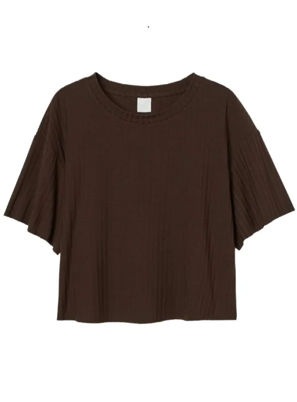 LOOSE RIBBED TEE sold by FBO