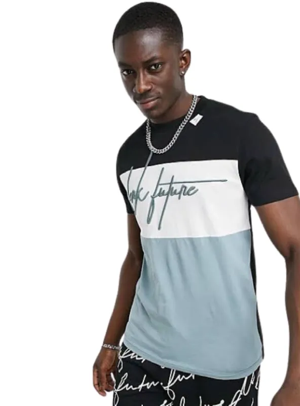 EMBROIDED DETAILED CREW TEE sold by FBO