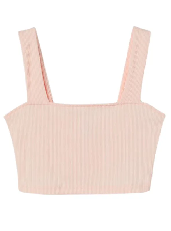 SEAMLESS RIBBED CROP TOP sold by FBO
