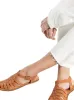 GENUINE LEATHER FISHERMAN FLAT SHOES sold by FBO