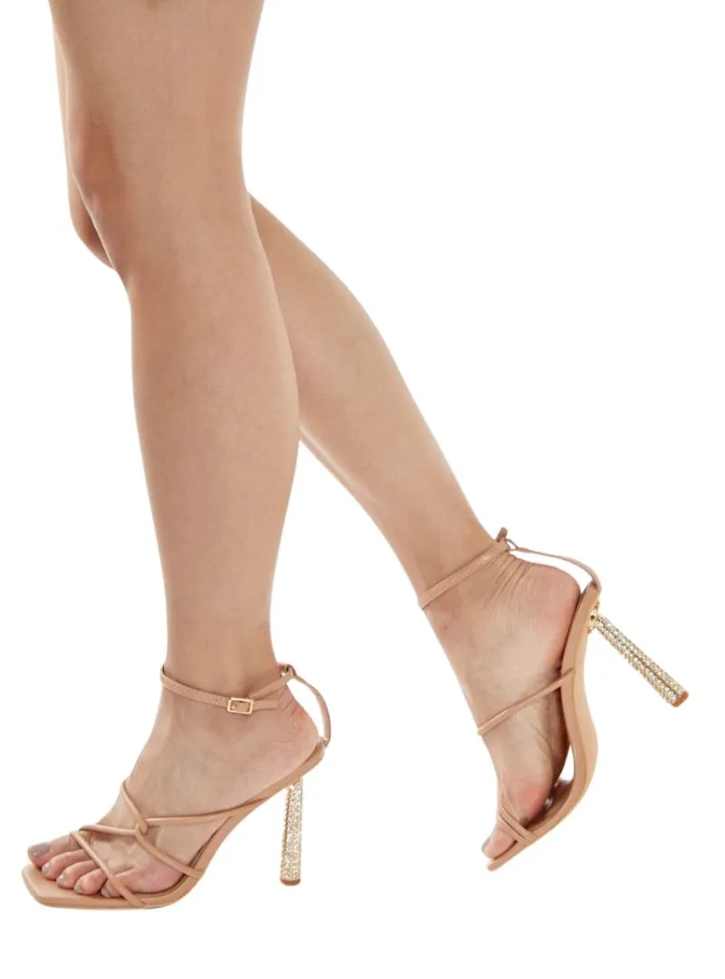 WIDE FIT EMBELLISHED STRAPPY HEELED SANDAL sold by FBO product image thumbnail 2