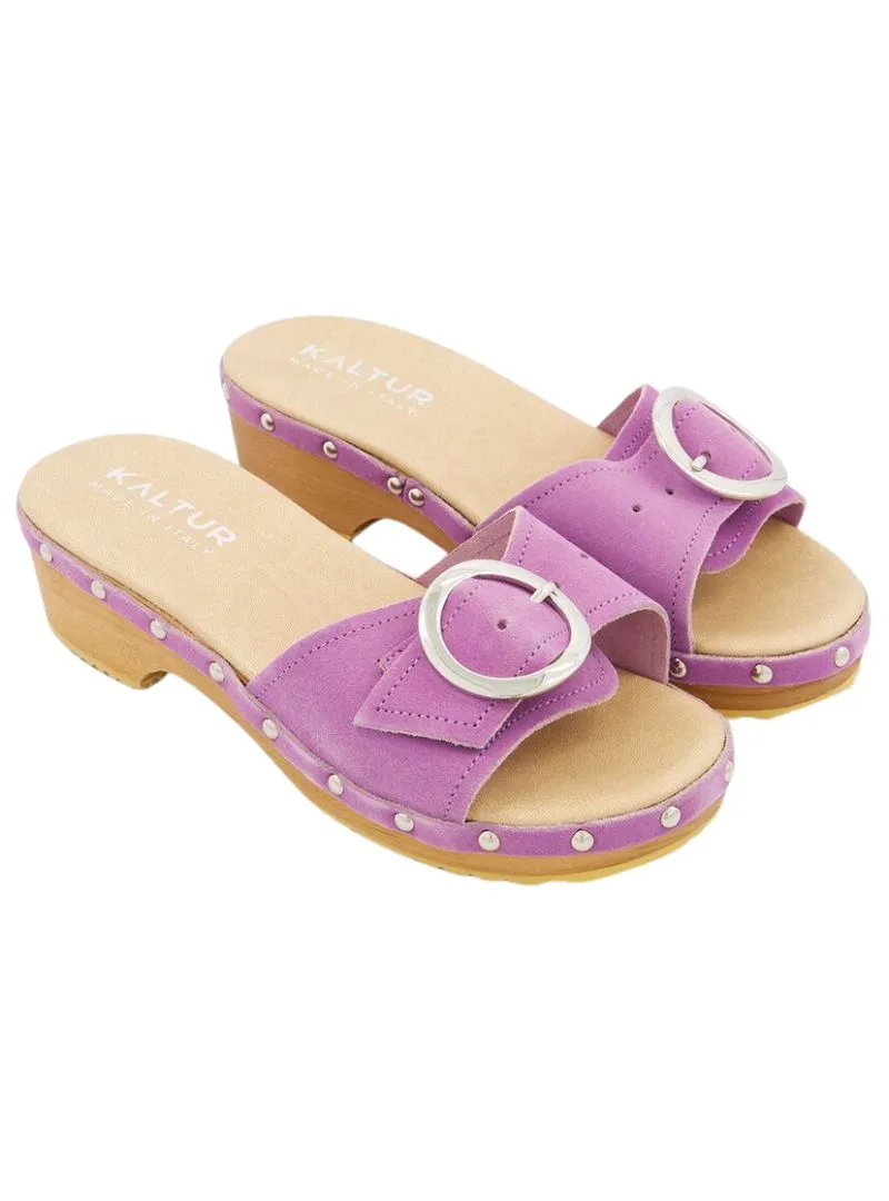 KALTUR STUD TRIM CLOG SANDAL sold by FBO