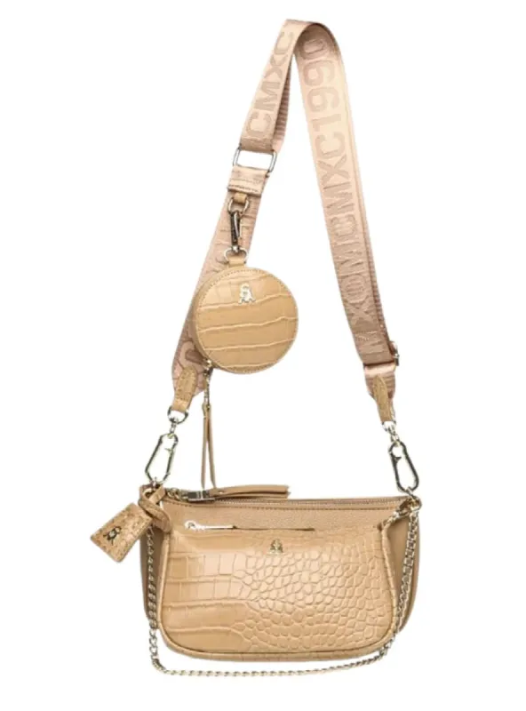 BURGENT TAUPE SHOULDER BAG sold by FBO