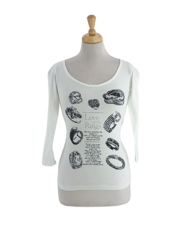 SEQUINCE PRINTED TEE sold by FBO