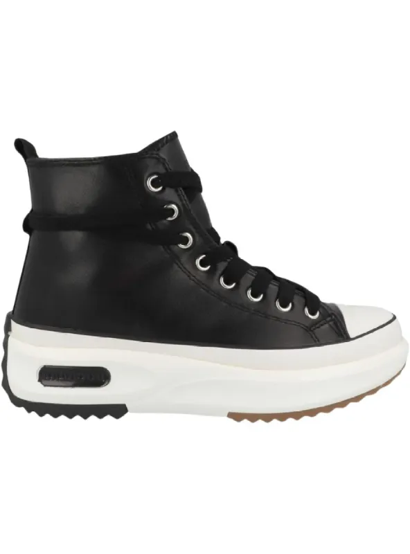 PLEATHER PLATFORM HIGH SNEAKER sold by FBO