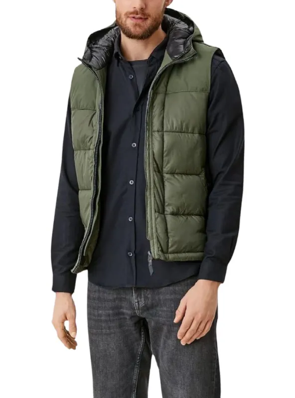 HOODED PUFFER BODYWARMER sold by FBO