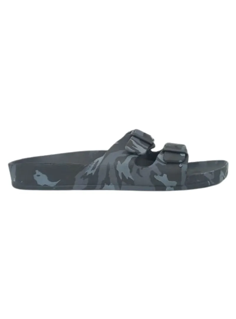 CAMO DETAILED BUCKLE SANDALS sold by FBO