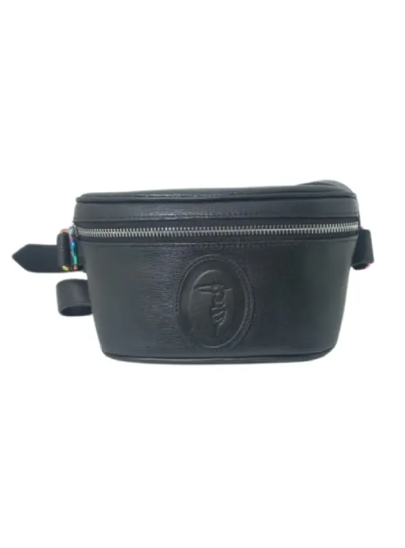 Trussardi Vitello Belt Bag - Black sold by FBO