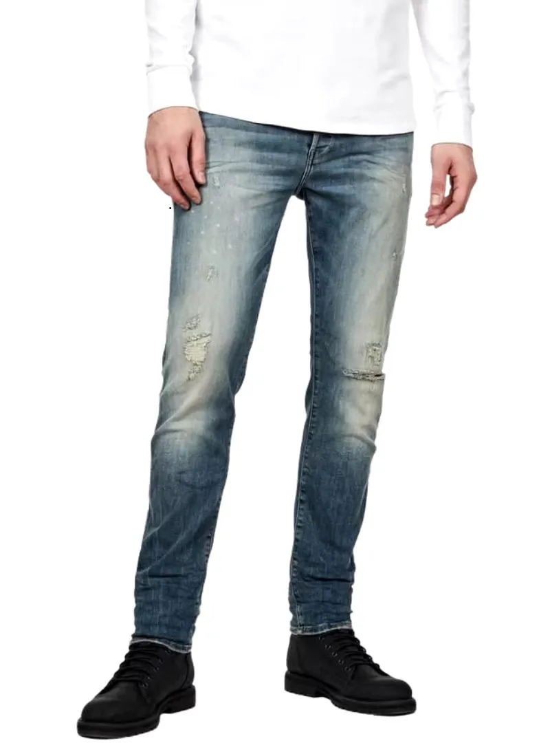 RIPPED DETAILED SLIM DENIM JEAN sold by FBO