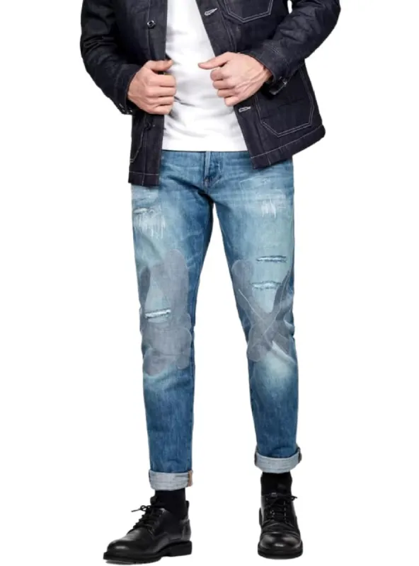 DETAILED STRAIGHT TAPERED DENIM JEAN sold by FBO