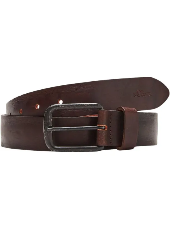 GENUINE LEATHER BUCKLE BELT sold by FBO