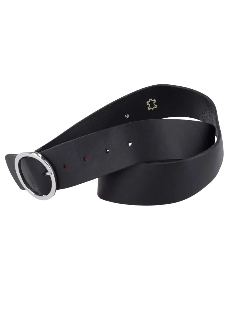 ROUND BUCKLE GENUINE LEATHER BELT sold by FBO product image thumbnail 2