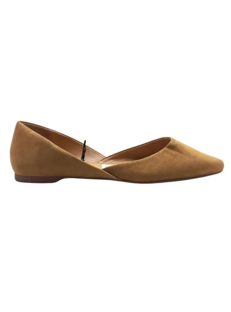 SUEDE FEEL POINTED PUMP sold by FBO