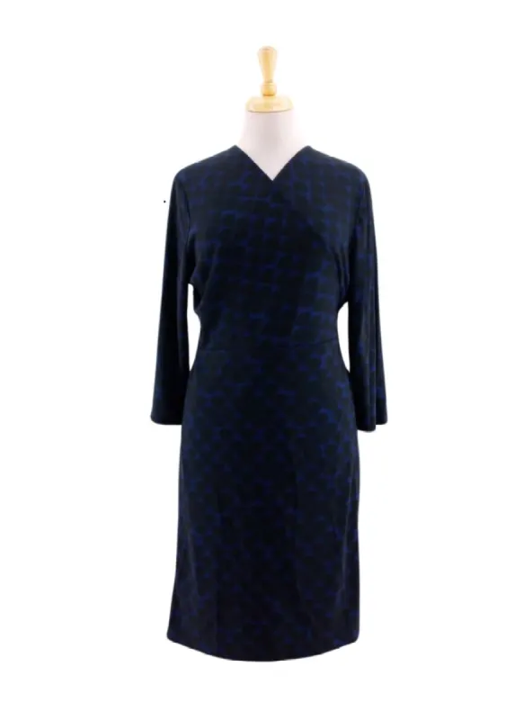 PATTERNED WRAP DRESS sold by FBO