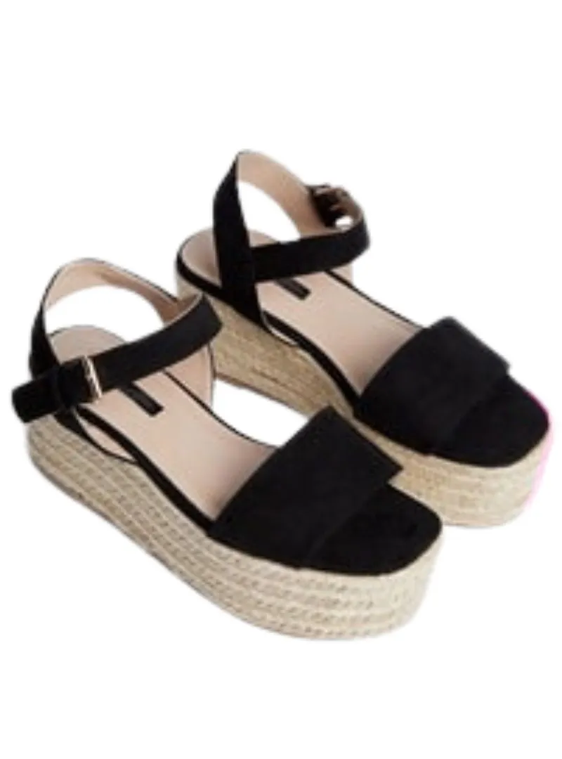 SUEDE FEEL PLATFORM ESPADRILLE sold by FBO product image thumbnail 2