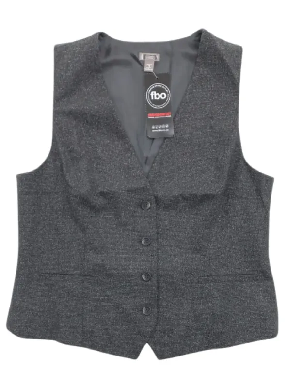 KNIT TEXTURED WAISTCOAT sold by FBO
