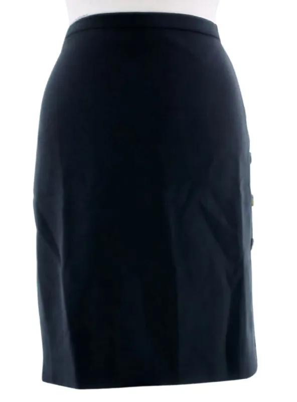 BUTTON DETAILED PENCIL SKIRT sold by FBO