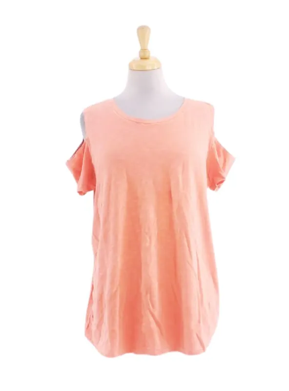 BASIC COLD SHOULDER TSHIRT sold by FBO