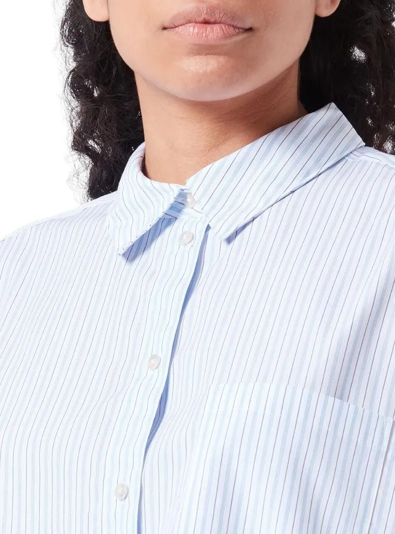 STRIPPED RELAXED POPLIN SHIRT sold by FBO product image thumbnail 3