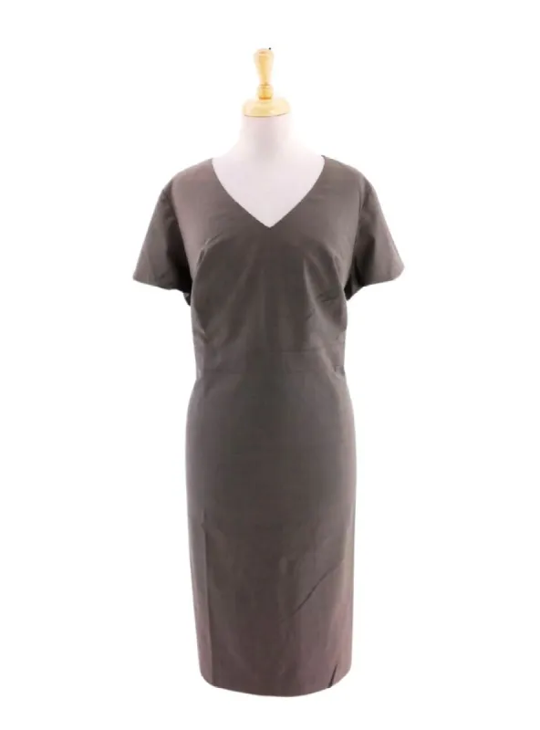 FORMAL V NECK DRESS sold by FBO