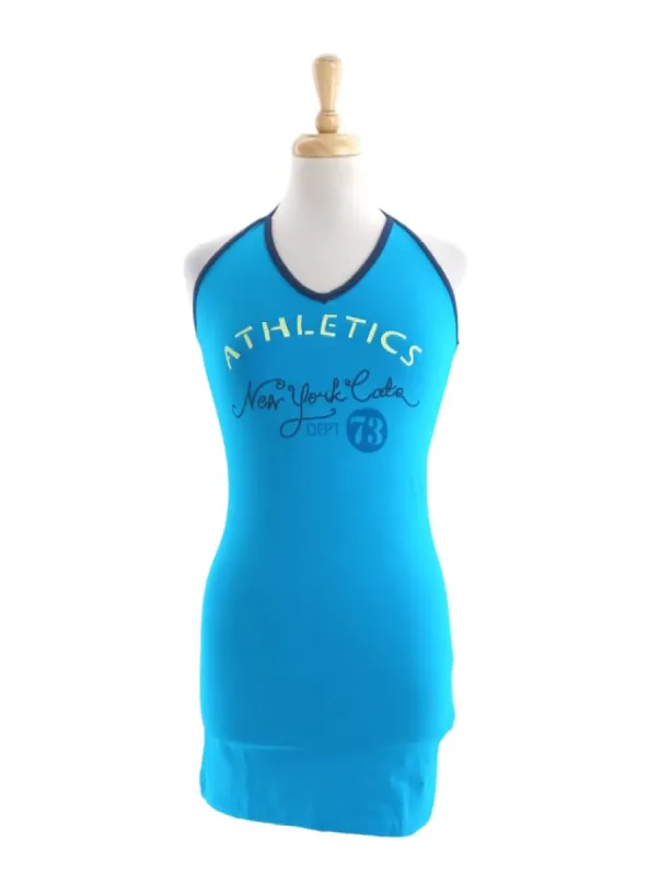 DETAILED HALTER NECK FITTED DRESS sold by FBO