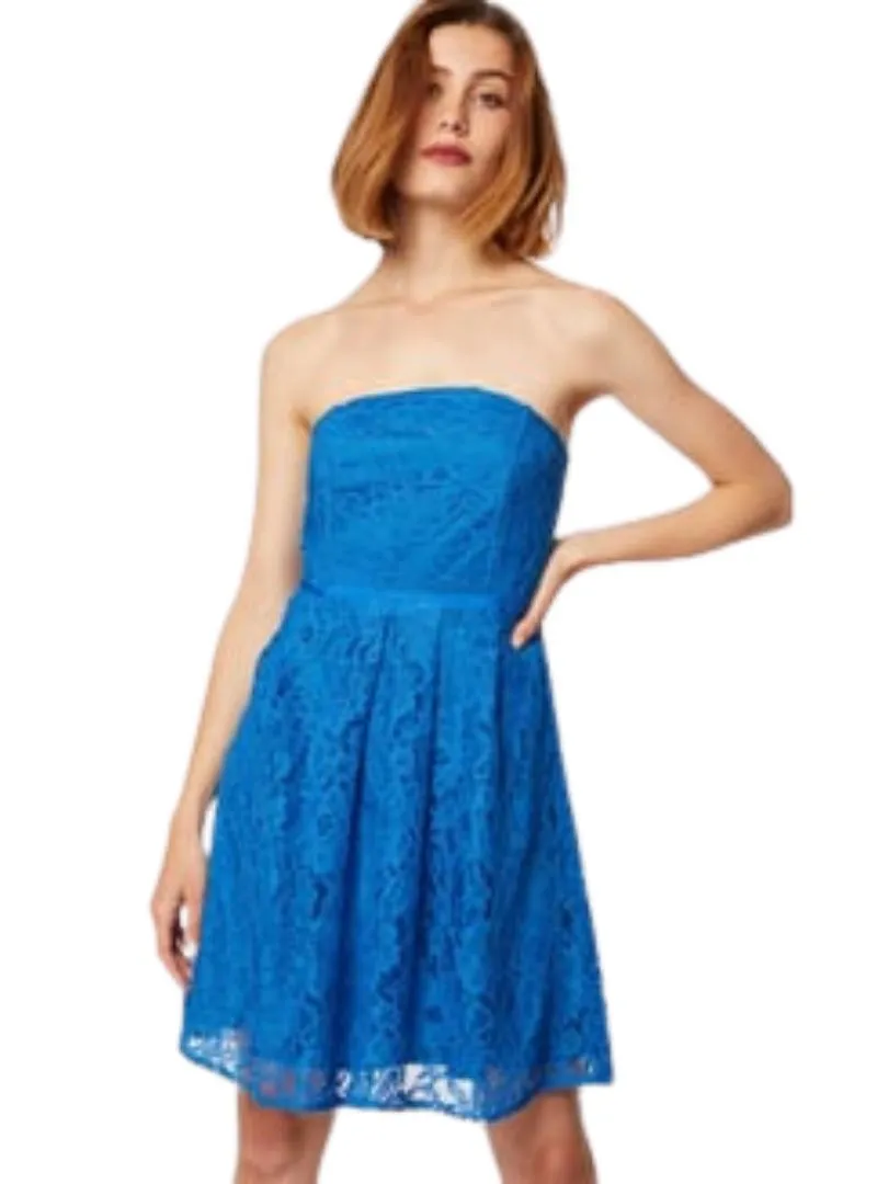 STRAPLESS LACE DRESS sold by FBO