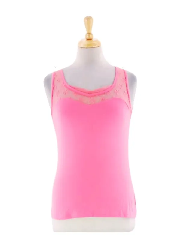 LACE DETAILED TANK TOP sold by FBO
