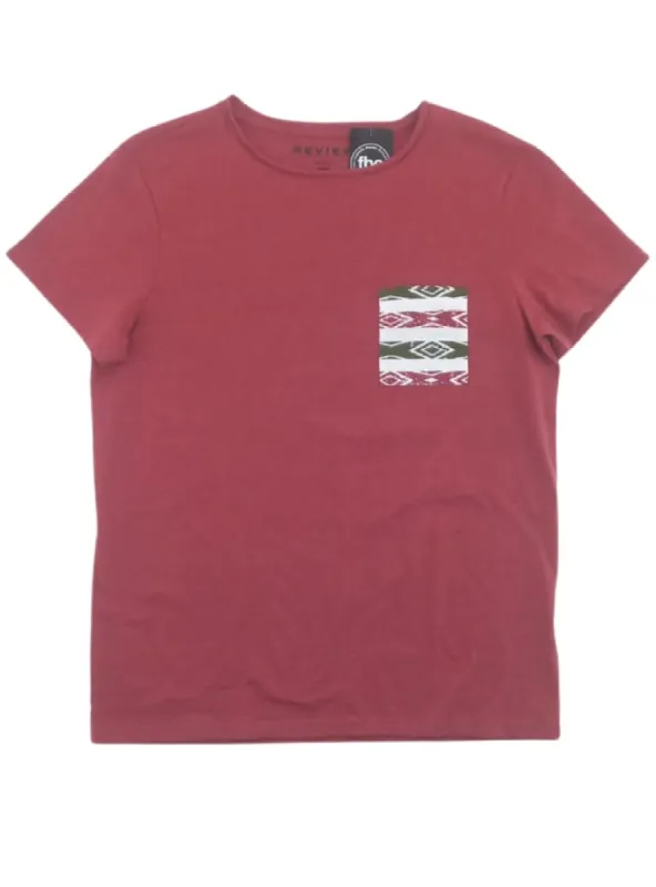 PATTERNED POCKET TEE sold by FBO