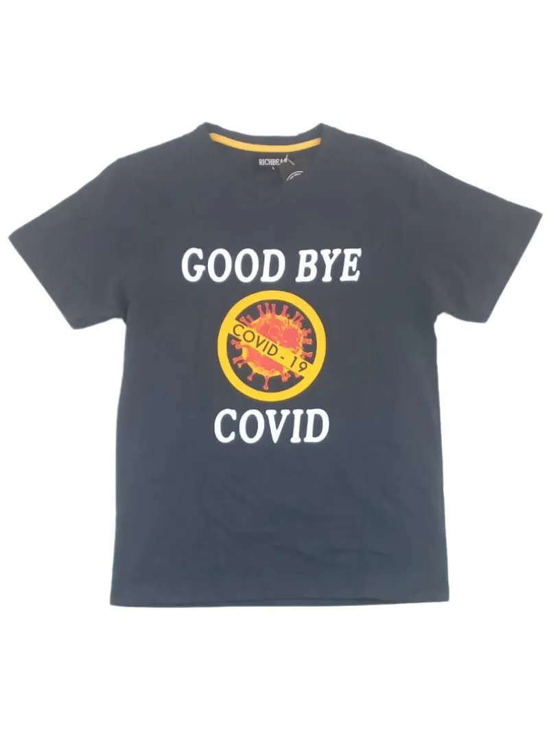 STATEMENT PRINTED CREW NECK TEE sold by FBO