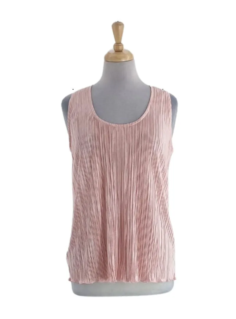 SATIN SLEEVELESS BLOUSE sold by FBO