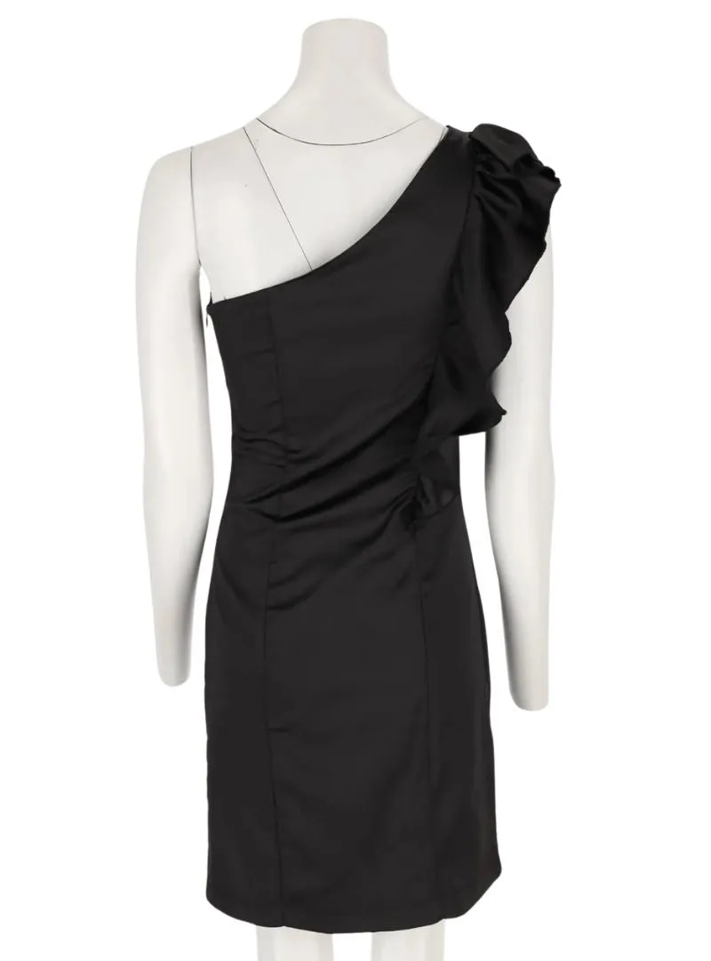SATIN FEEL ONE SHOULDER DRESS sold by FBO product image thumbnail 2