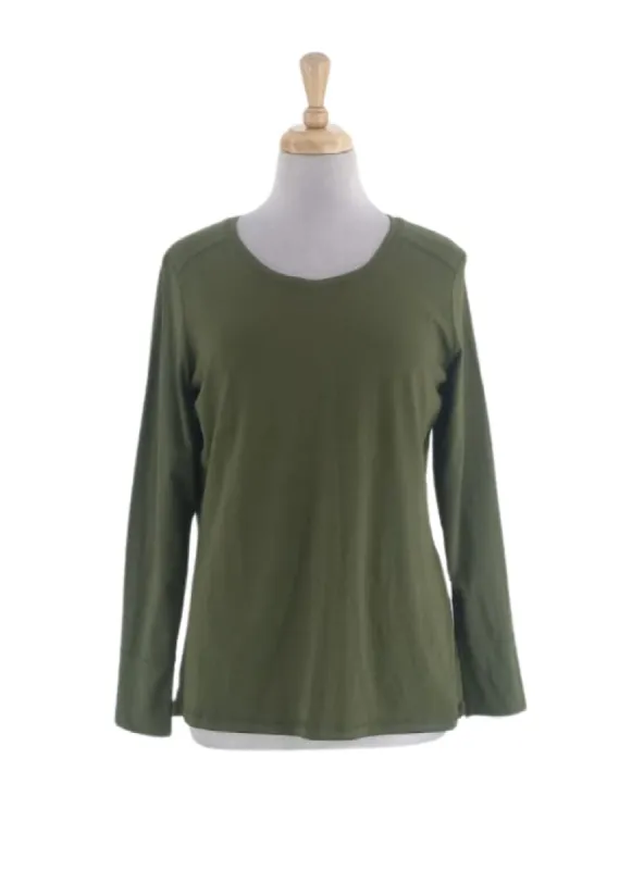 BASIC SOLID LONG SLEEVE TEE sold by FBO