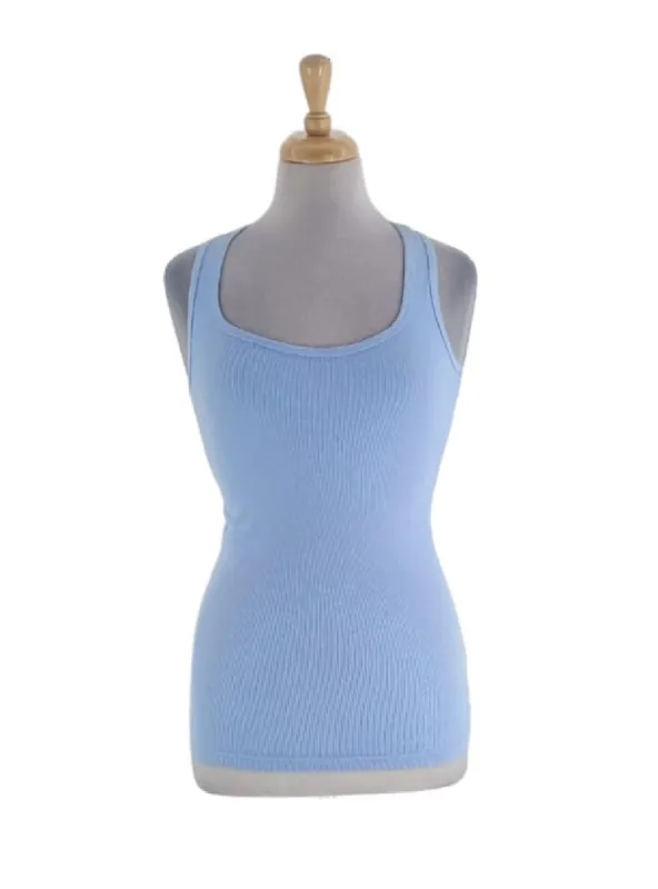 SOLID RIB TEXTURED TANK TOP sold by FBO