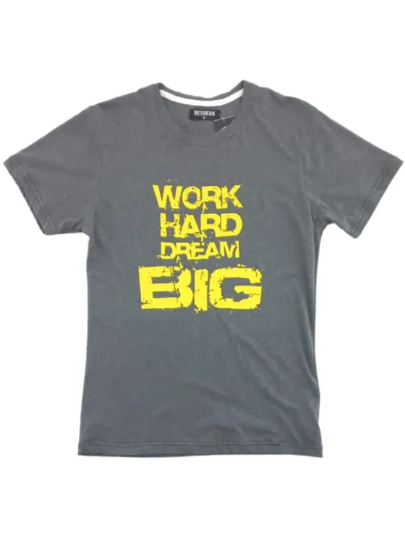 PRINTED DETAIL CREW NECK TEE sold by FBO